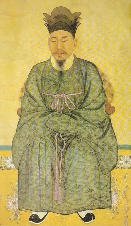 관복 차림으로 앉은 최제우 초상화