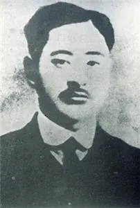 양복을 입은 김상옥의 흑백 상반신 사진