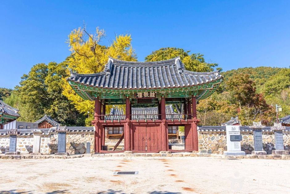 은행나무 단풍과 무성서원 현가루