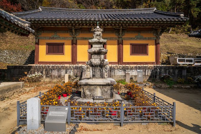 봉정사 극락전과 삼층석탑