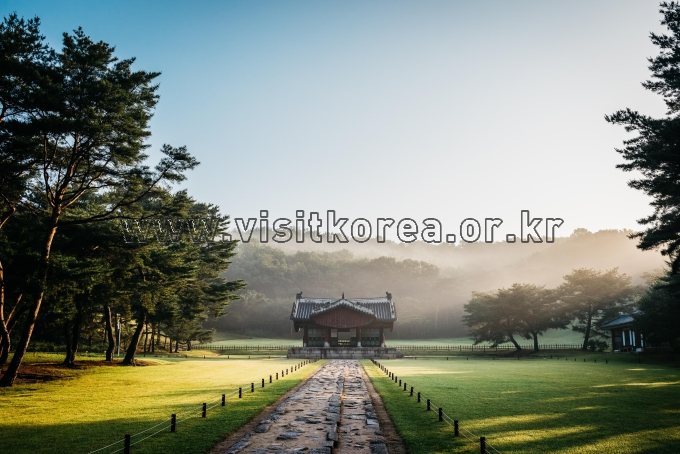 안개 낀 서오릉 경릉